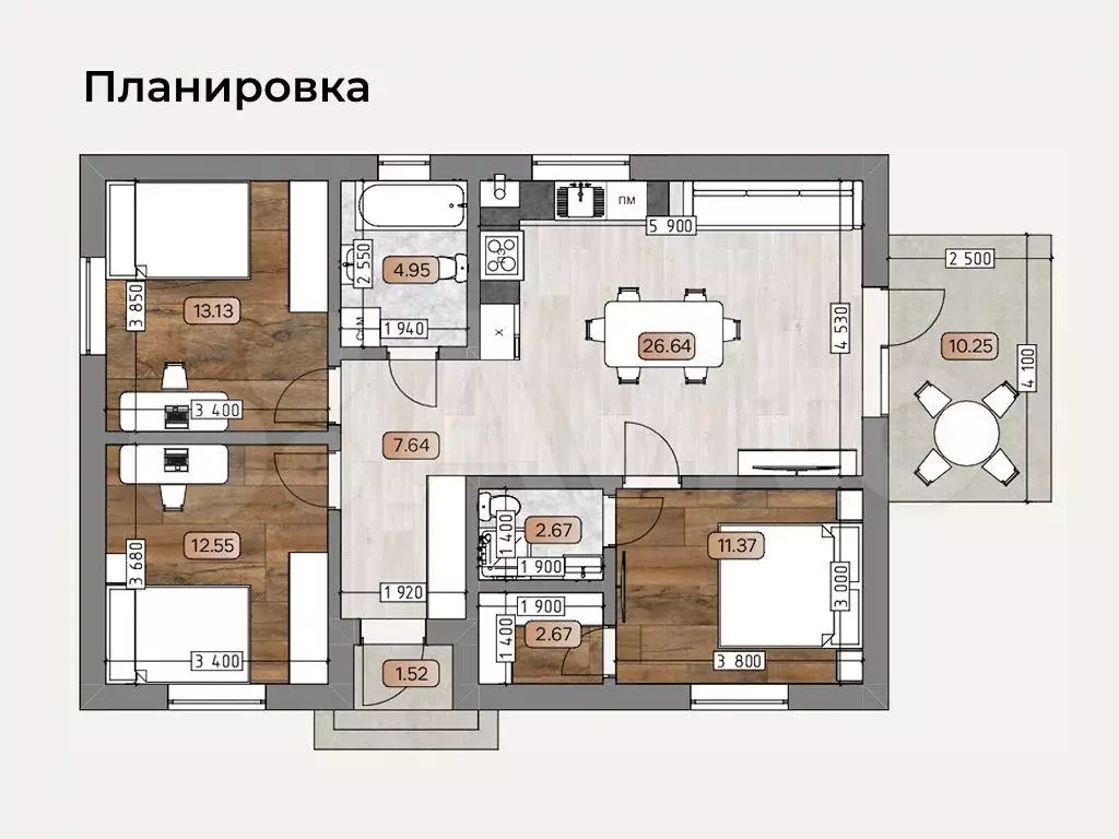 Дом 93,4 м на участке 6 сот. - Фото 0