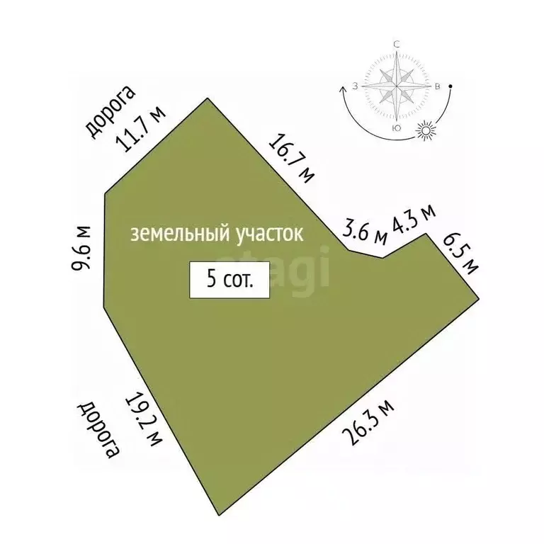 Участок в Крым, Белогорск ул. Гаховича, 26 (5.0 сот.) - Фото 2