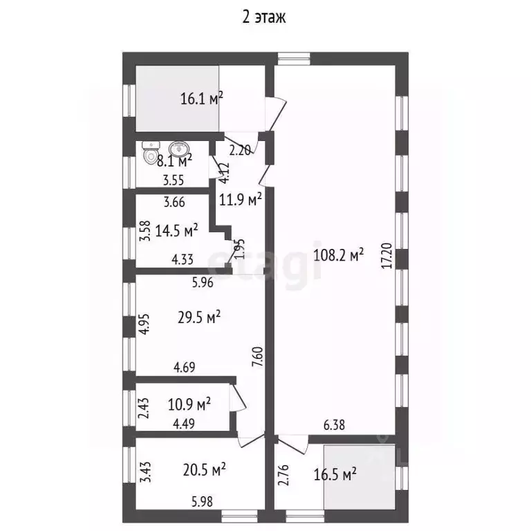 Дом в Архангельская область, Котлас ул. Ленина, 27 (749 м) - Фото 1