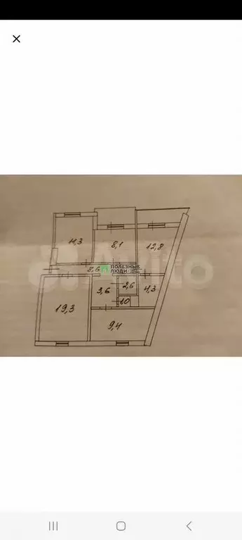 4-к. квартира, 81 м, 7/10 эт. - Фото 0