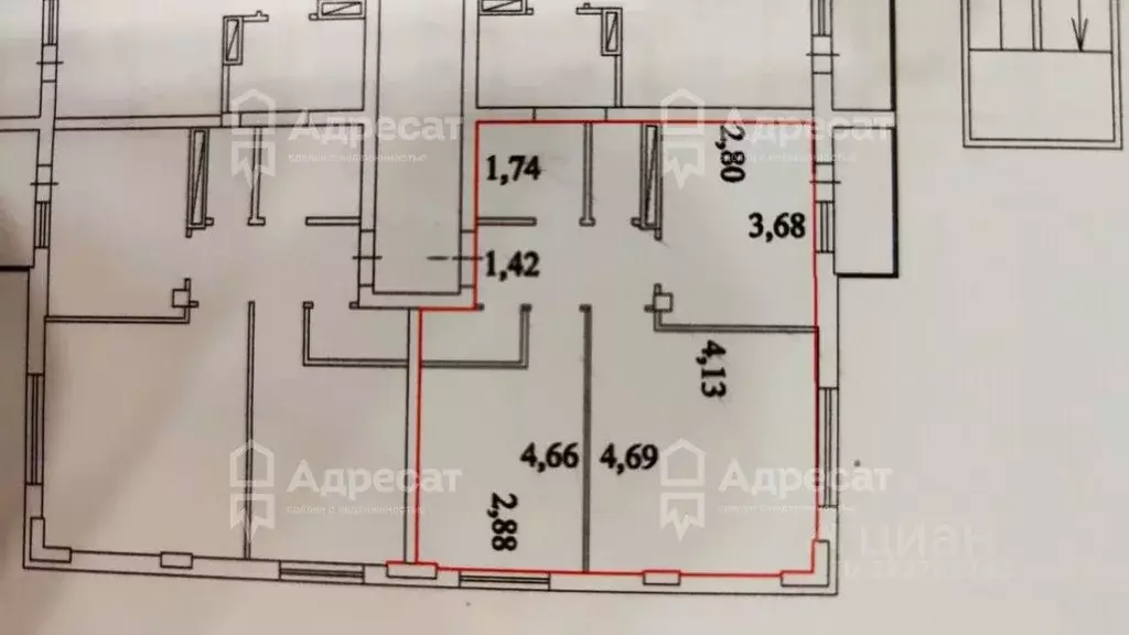 2-к кв. Волгоградская область, Волгоград ул. Малиновского, 4 (51.1 м) - Фото 1