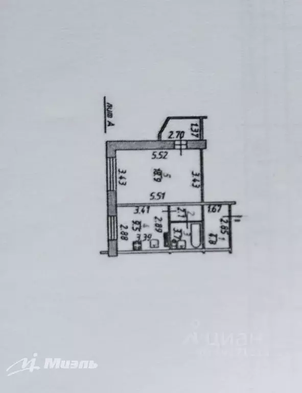 1-к кв. Орловская область, Орел ул. Белинского, 26А (39.0 м) - Фото 1