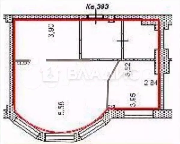1-к кв. Белгородская область, Белгород Харьковская ул., 3 (50.0 м) - Фото 2