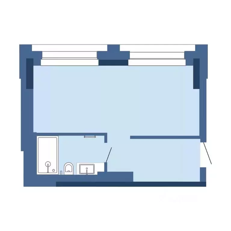 1-к кв. Новосибирская область, Новосибирск  (28.3 м) - Фото 0