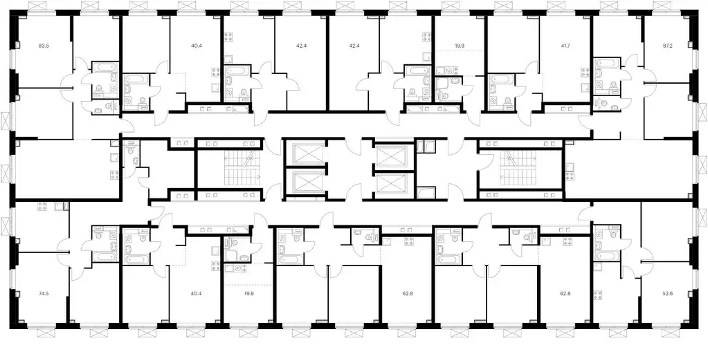 1-к кв. Москва Полярная 25 жилой комплекс, 2.2 (42.4 м) - Фото 1