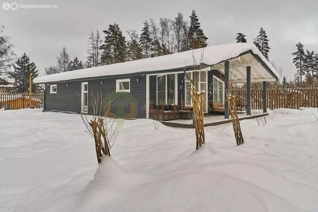 Дом в Приозерский район, посёлок Сосново (150 м) - Фото 1