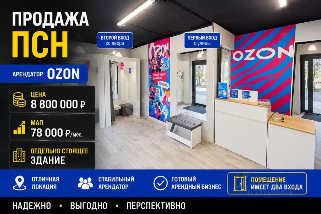Помещение свободного назначения в Москва Вольная ул., 35 (29 м) - Фото 1