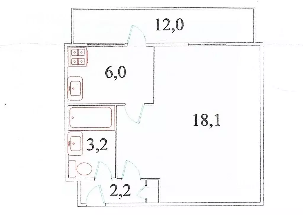 1-к кв. Севастополь ул. Горпищенко, 69 (41.8 м) - Фото 1