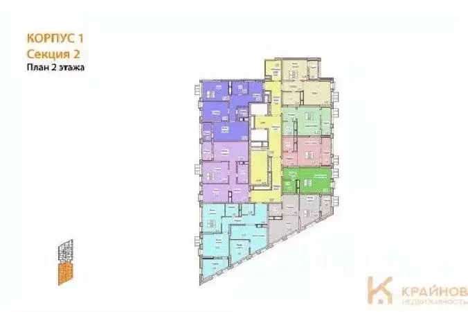 2-к кв. Воронежская область, Воронеж наб. Чуева, 7 (61.29 м) - Фото 1