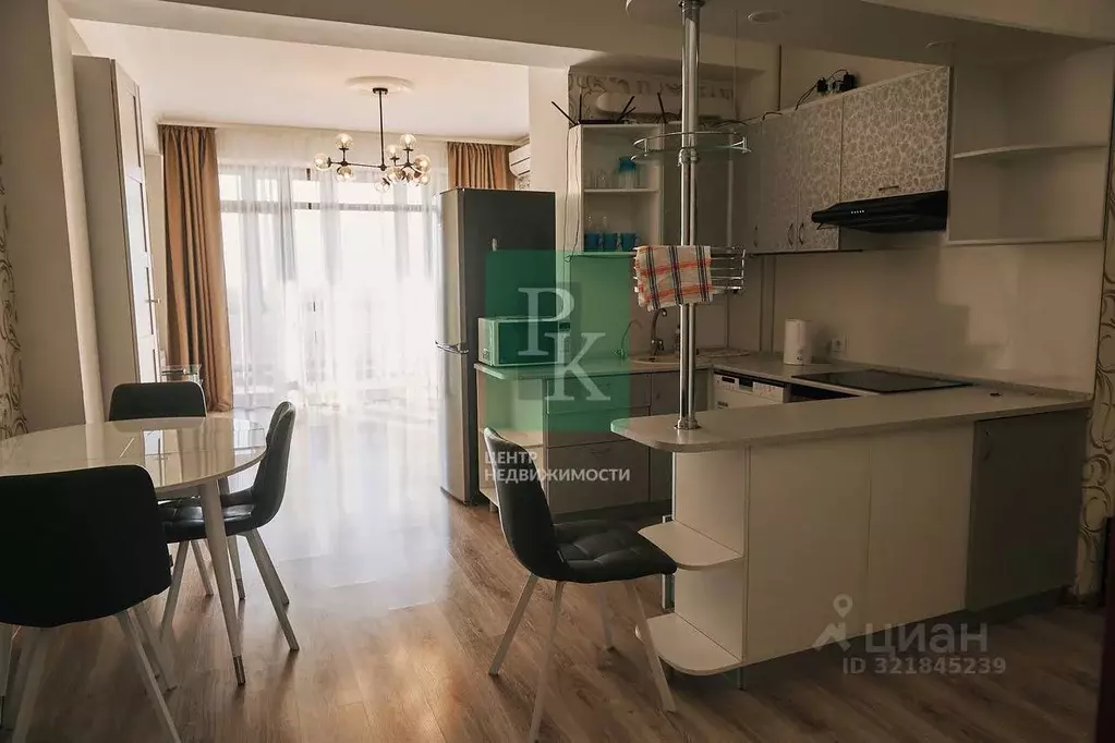 2-к кв. Севастополь проезд Рубежный, 28 (68.7 м) - Фото 1