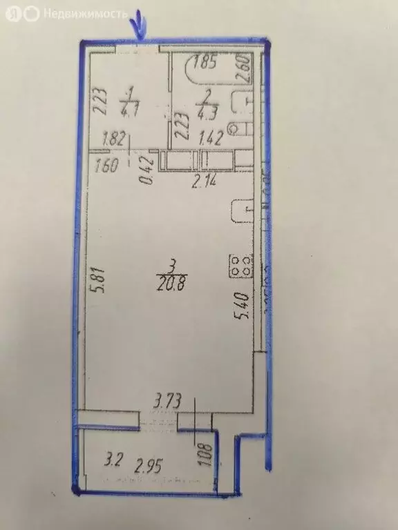 Квартира-студия: Мурино, Ручьёвский проспект, 1/24 (29.2 м) - Фото 1