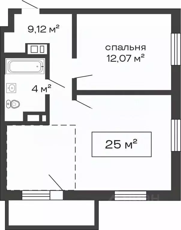 1-к кв. Челябинская область, Челябинск ул. 250-летия Челябинска, 27 ... - Фото 2