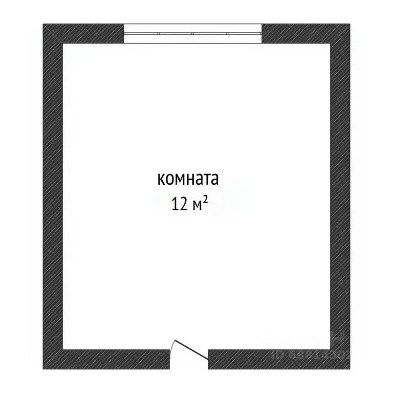Комната Ленинградская область, Кириши Волховская наб., 24 (12.0 м) - Фото 0