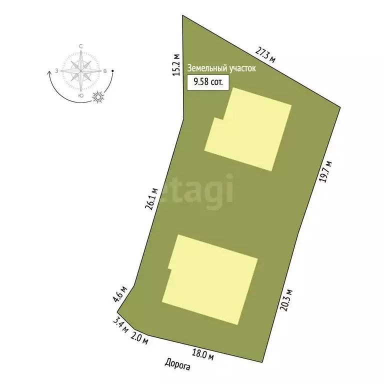 Дом в Морское, Горный переулок (438.6 м) - Фото 0