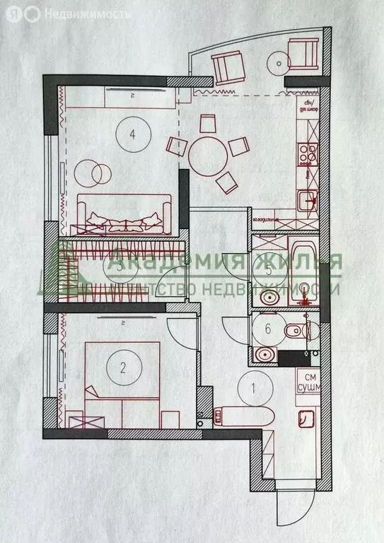 2-комнатная квартира: Энгельс, улица Маяковского, 44 (61.45 м) - Фото 0