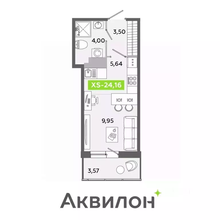 Студия Ленинградская область, Всеволожский район, Заневское городское ... - Фото 0