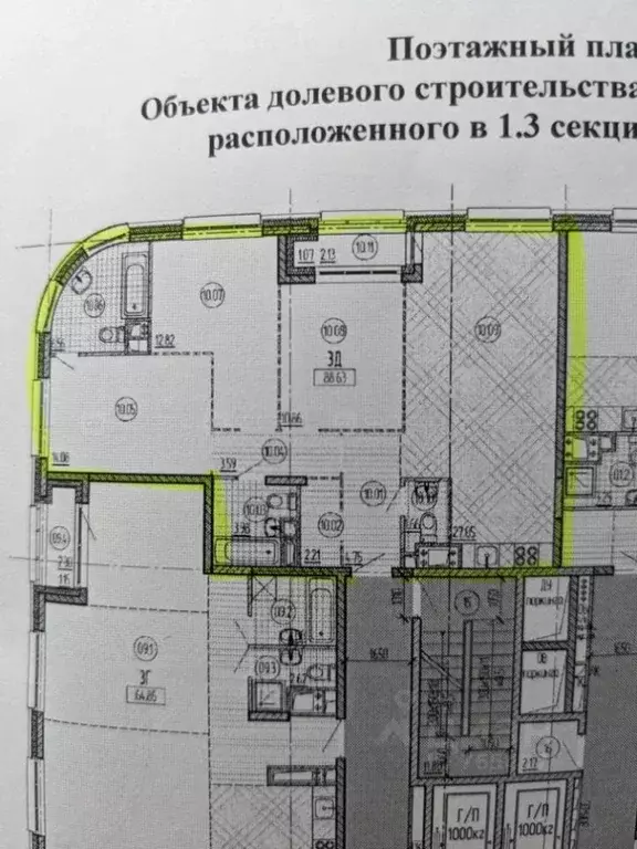 4-к кв. Татарстан, Казань ул. Алексея Козина, 2 (86.0 м) - Фото 2