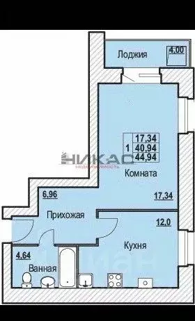 1-к кв. Ярославская область, Ярославль Престиж Сити жилой комплекс ... - Фото 2
