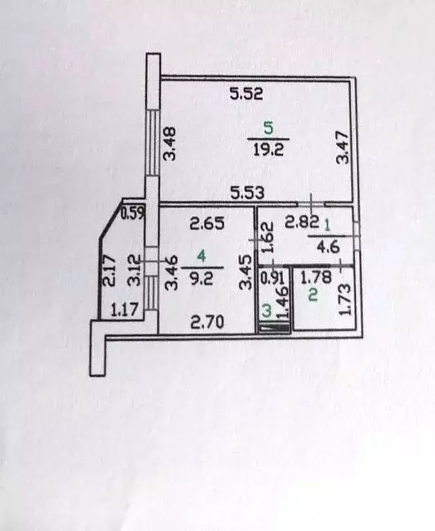 1-к кв. Орловская область, Орел Межевой пер., 11 (37.4 м) - Фото 2