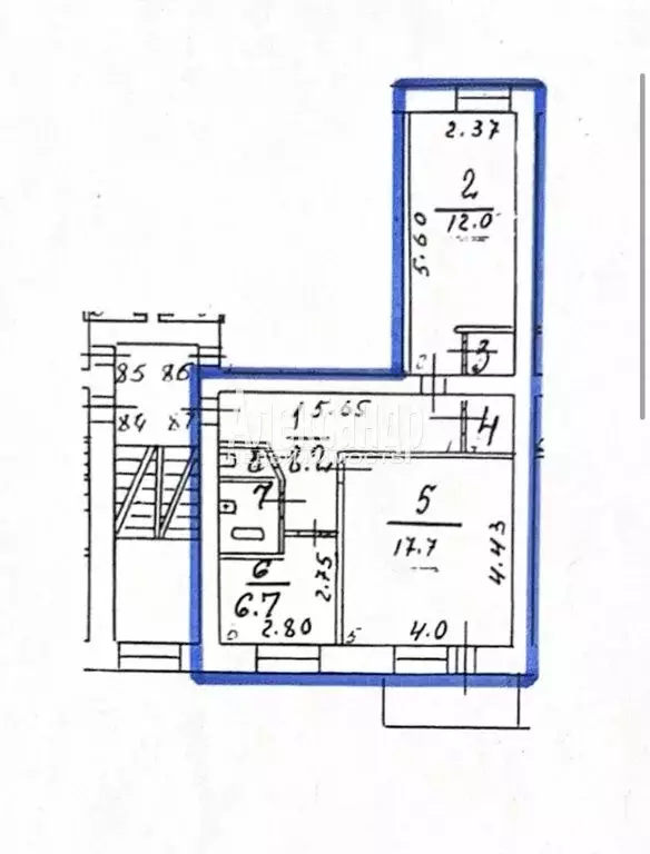 2-комнатная квартира: Красное Село, Гатчинское шоссе, 7к1 (50.3 м) - Фото 0