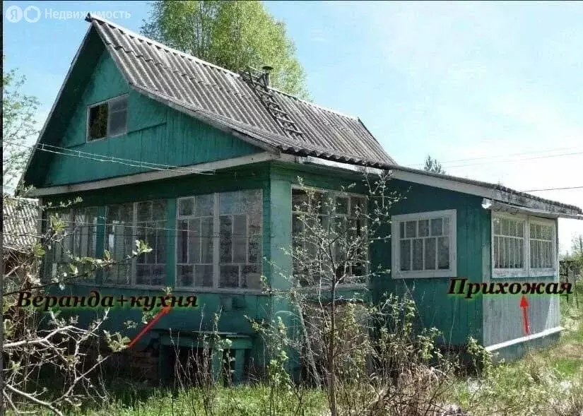 Дом в Глажевское сельское поселение, СНТ Треугольник (43.2 м) - Фото 2