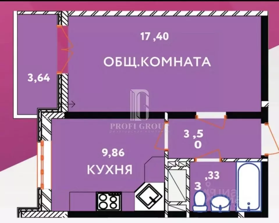 1-к кв. Дагестан, Махачкала ул. Времена Года (39.0 м) - Фото 1