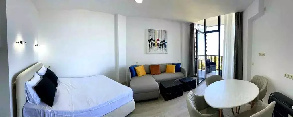 Студия Краснодарский край, Сочи Центральный мкр, пер. Морской, 1к1 ... - Фото 1