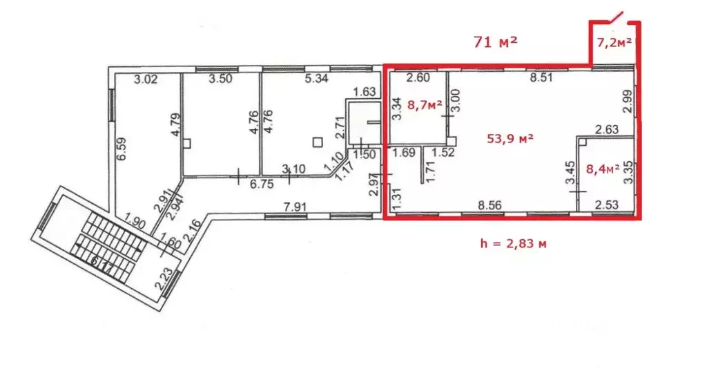 Офис в Москва, Москва, Троицк ш. Калужское, 11 (79 м) - Фото 2