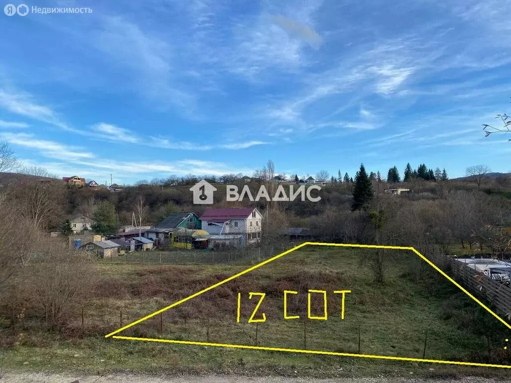 Участок в станица Даховская, Почтовая улица (12 м) - Фото 2