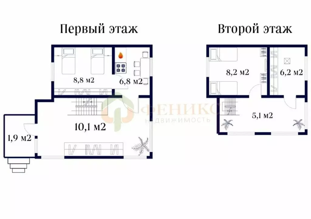 дом в городской посёлок рощино, садоводческое некоммерческое . - Фото 1