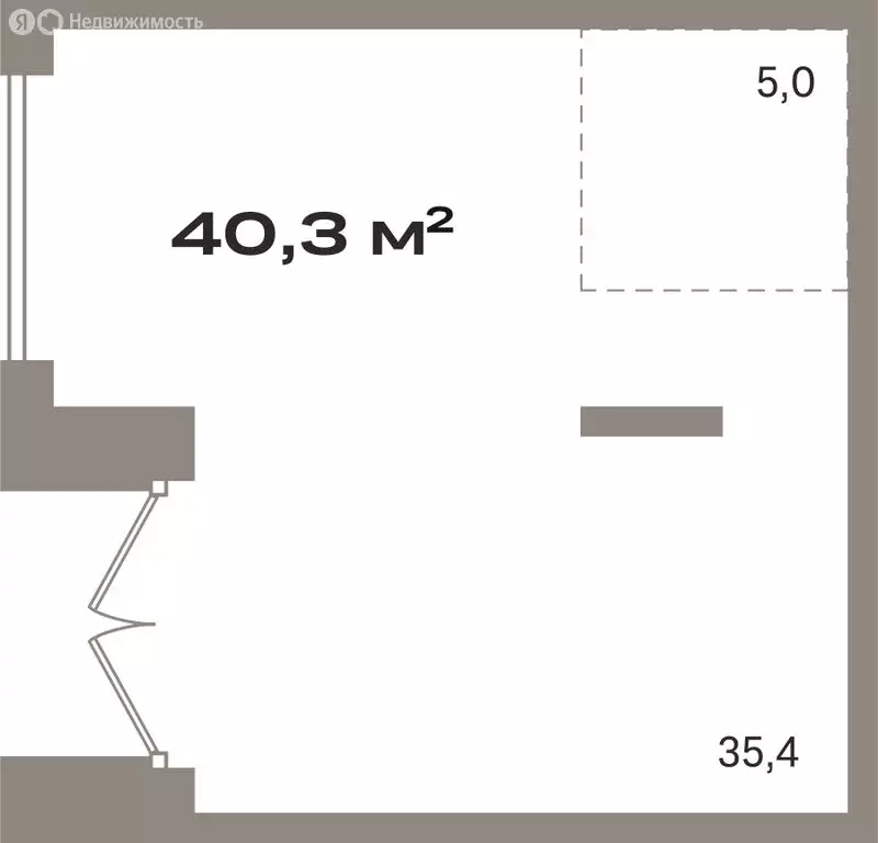 Помещение свободного назначения (40.31 м) - Фото 1