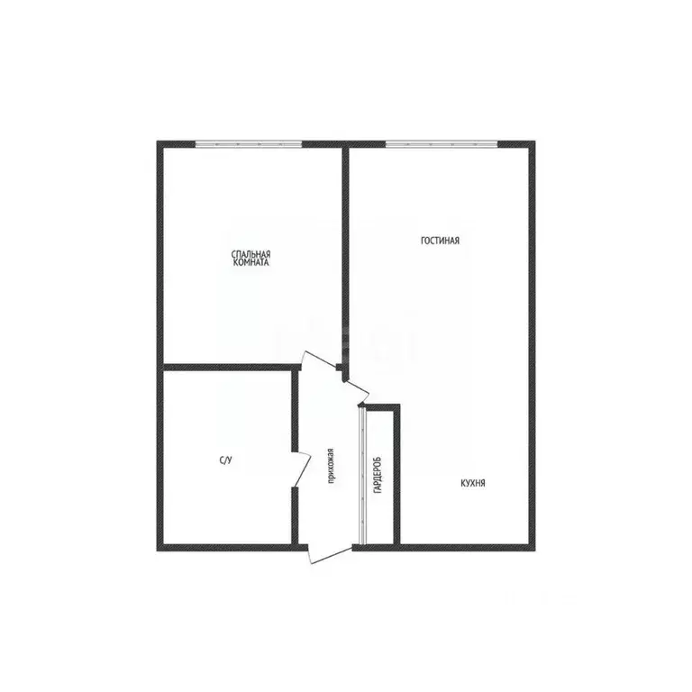 1-к кв. Приморский край, Владивосток ул. Адмирала Кузнецова, 88 (34.6 ... - Фото 0