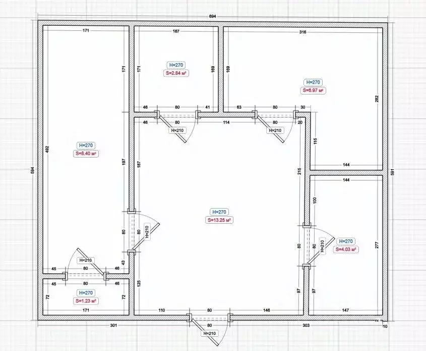 2-к кв. Ингушетия, Магас ул. Саида Чахкиева (72.7 м) - Фото 2