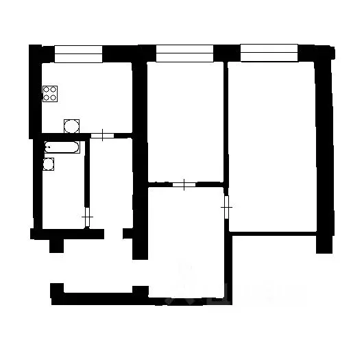 2-к кв. Санкт-Петербург ул. Демьяна Бедного, 26к3 (59.2 м) - Фото 1