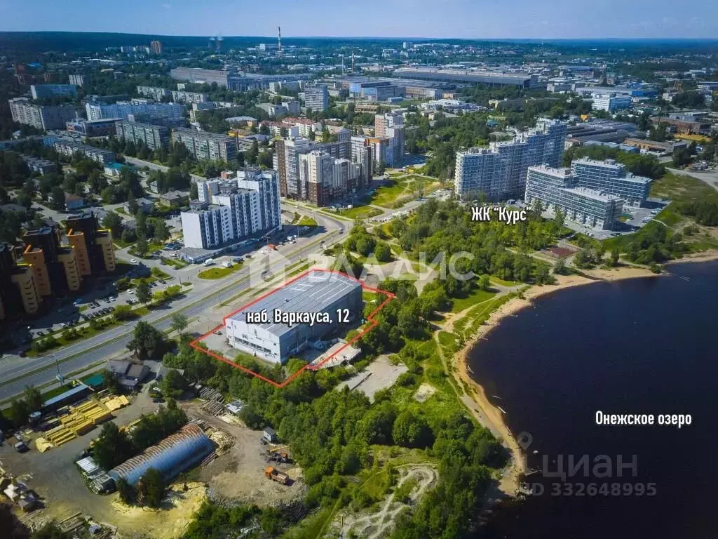 Помещение свободного назначения в Карелия, Петрозаводск наб. Варкауса, ... - Фото 2