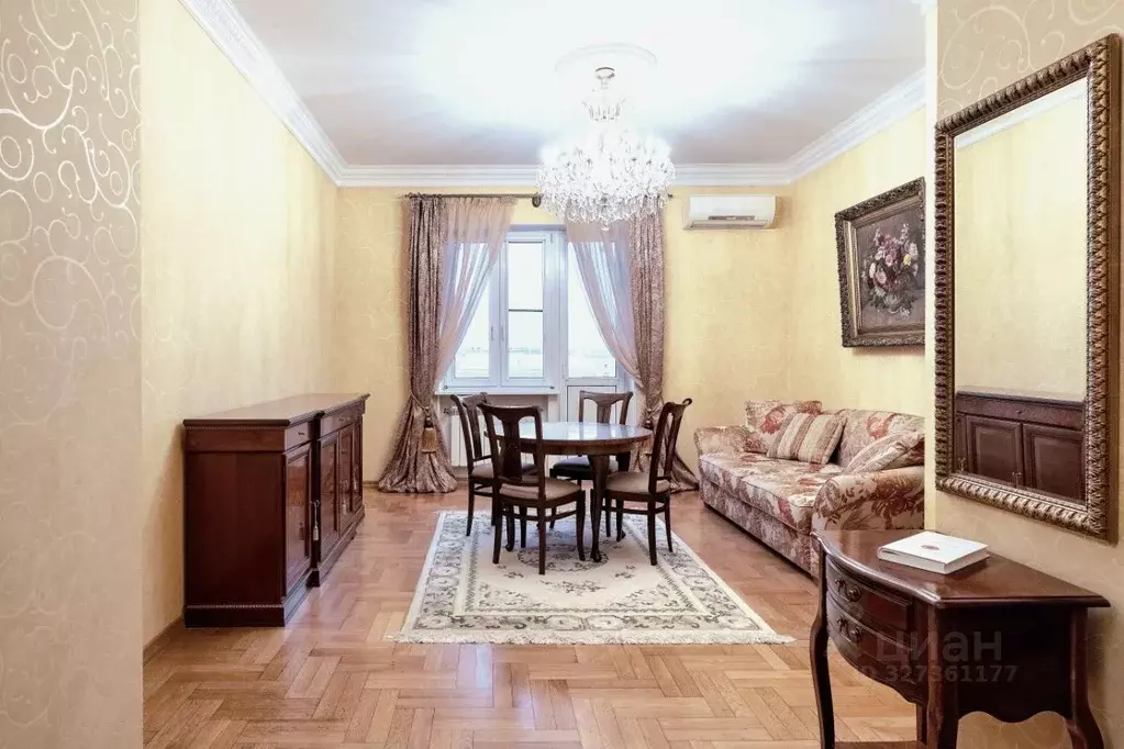 3-к кв. Москва Чистопрудный бул., 12К4 (80.0 м) - Фото 1