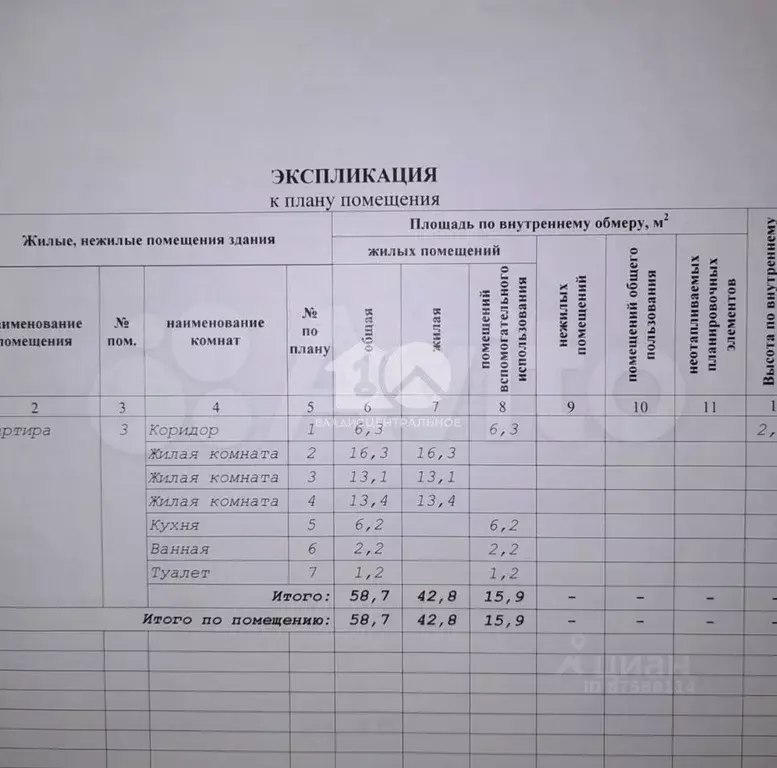 3-к кв. Новосибирская область, Новосибирск ул. Грибоедова, 75 (60.0 м) - Фото 2