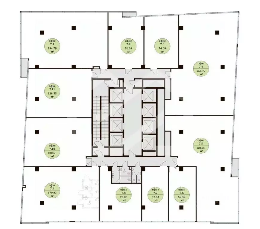 Помещение свободного назначения в Москва ул. Неверовского, 10С3 (170 ... - Фото 2