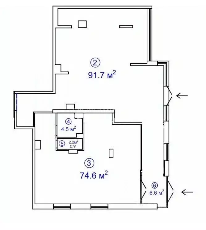 Помещение свободного назначения в Москва Муравская ул., 42к3 (180 м) - Фото 2