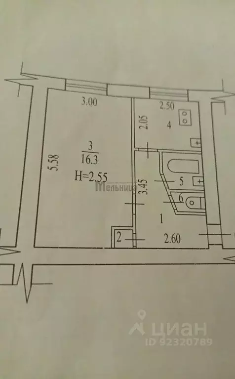 1-к кв. Волгоградская область, Волгоград ул. Дегтярева, 4 (29.0 м) - Фото 2