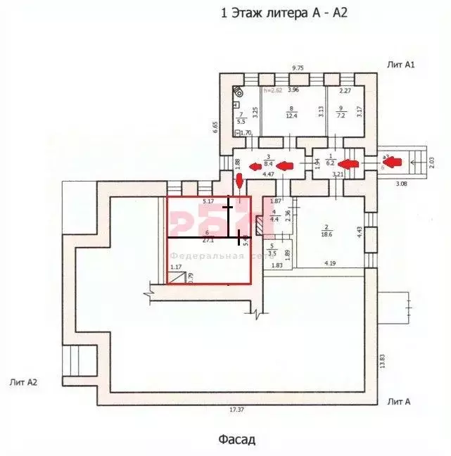 Офис в Костромская область, Кострома Советская ул., 38 (27 м) - Фото 2