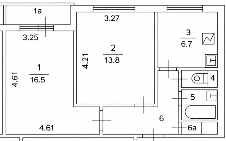 2-к кв. Москва Педагогическая ул., 4 (46.0 м) - Фото 2