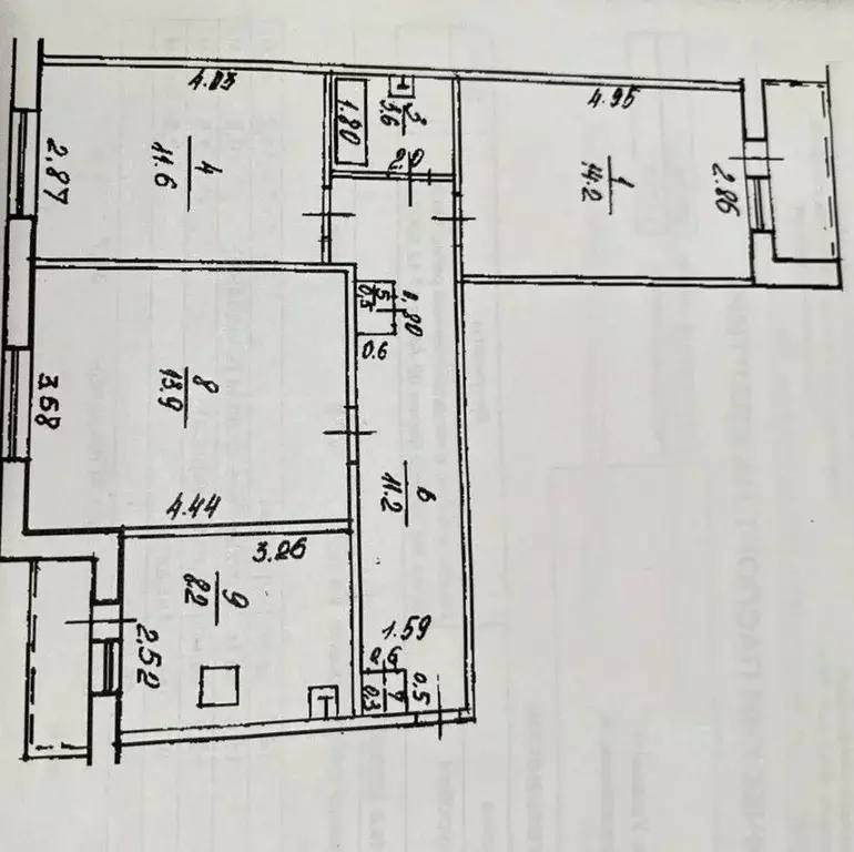 3-к кв. Башкортостан, Уфа ул. Адмирала Ушакова, 86/1 (63.5 м) - Фото 2