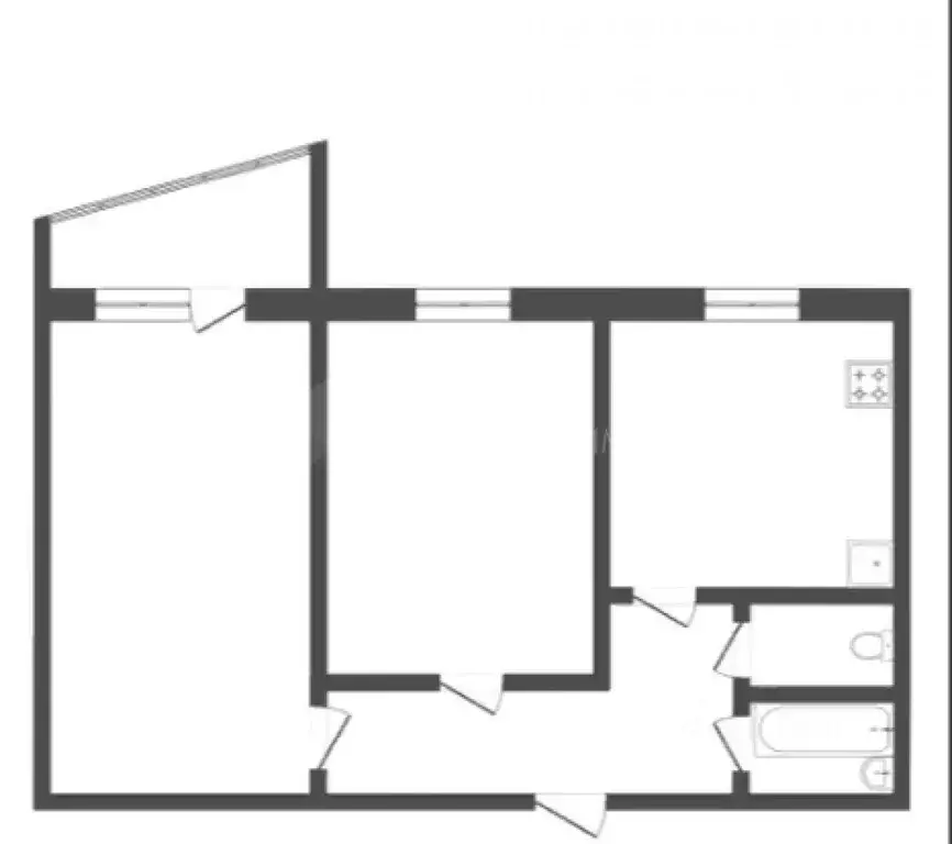 2-к кв. Тюменская область, Тюмень ул. Мельникайте, 135 (50.7 м) - Фото 2