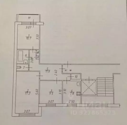 3-к кв. Московская область, Жуковский ул. Баженова, 13 (65.0 м) - Фото 1