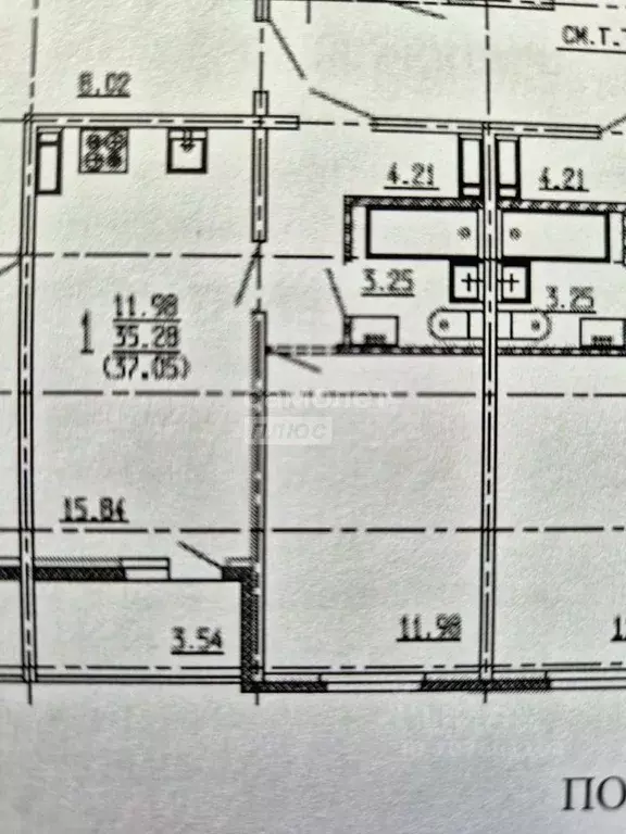 2-к кв. Липецкая область, Липецк ул. А.Г. Стаханова, 71 (37.05 м) - Фото 0