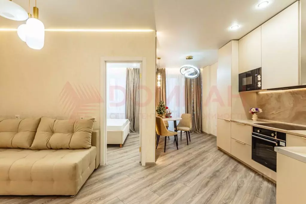 1-к кв. Ростовская область, Ростов-на-Дону ул. Ларина, 45с7 (44.0 м) - Фото 2