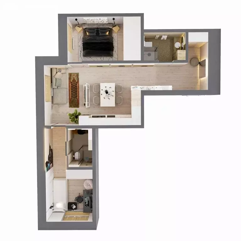 3-комнатная квартира: Иркутск, Култукская улица, 16 (68 м) - Фото 1