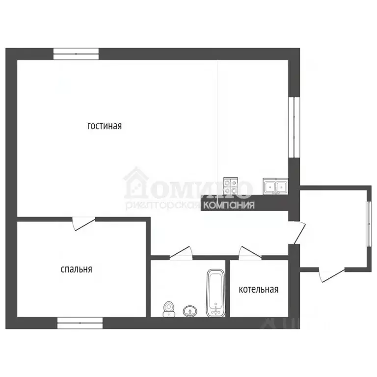 Дом в Тюменская область, Ишимский муниципальный округ, пос. ... - Фото 2