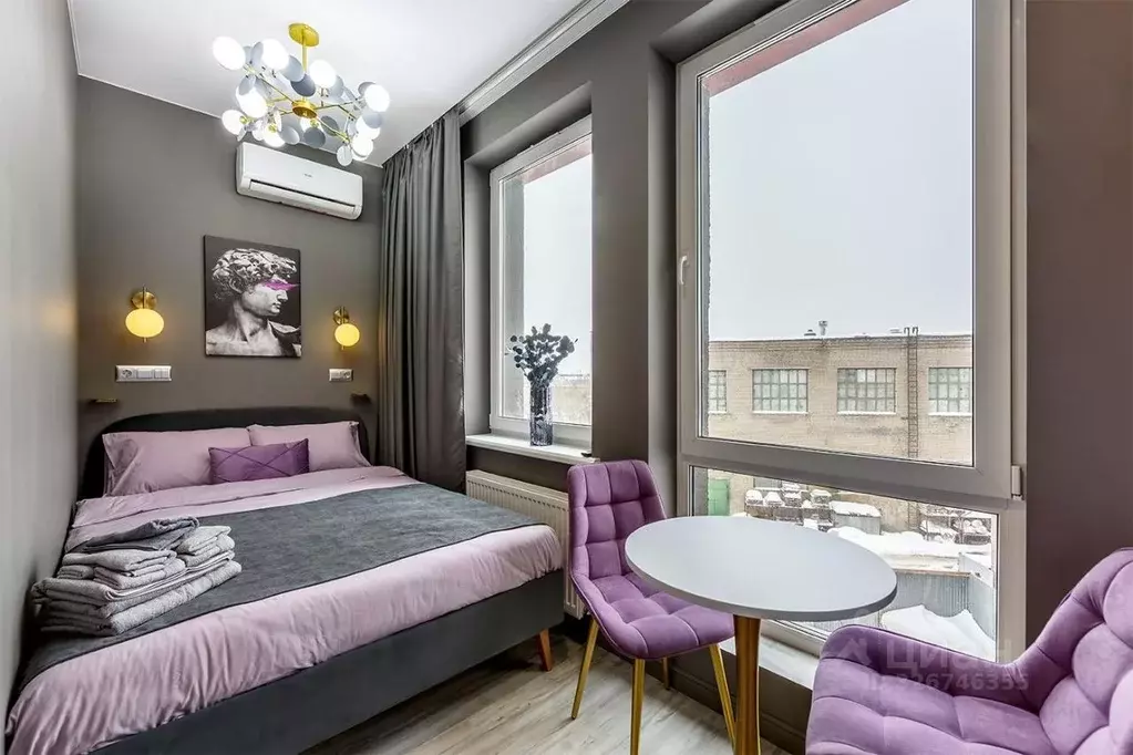 Студия Москва Новоостаповская ул., 20 (17.0 м) - Фото 1